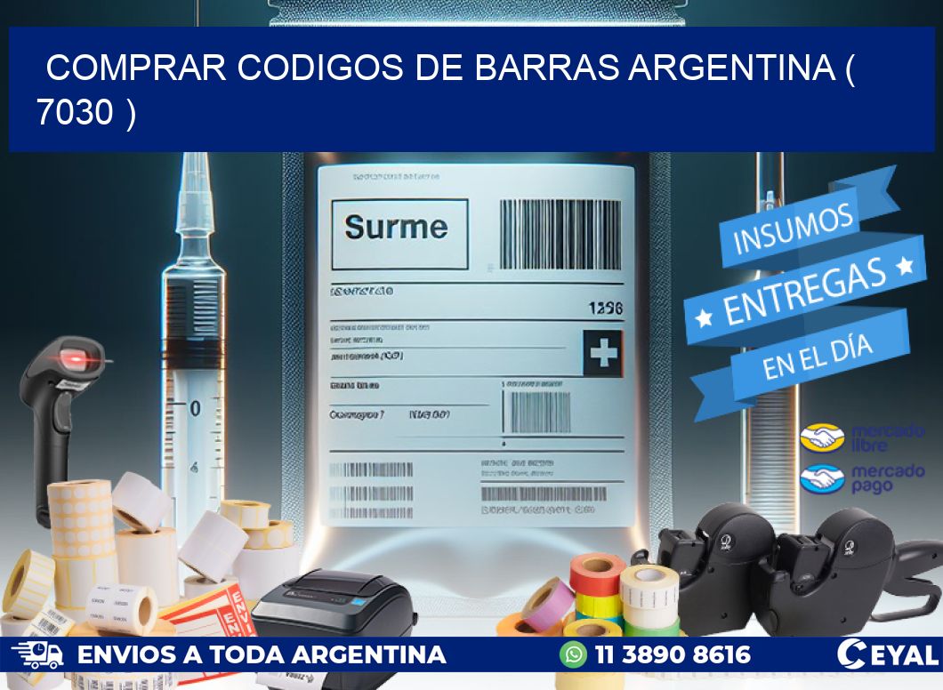 comprar codigos de barras argentina ( 7030 )