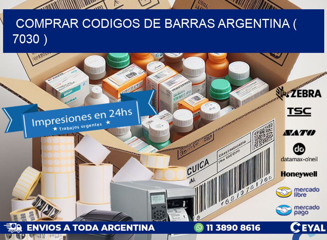 comprar codigos de barras argentina ( 7030 )