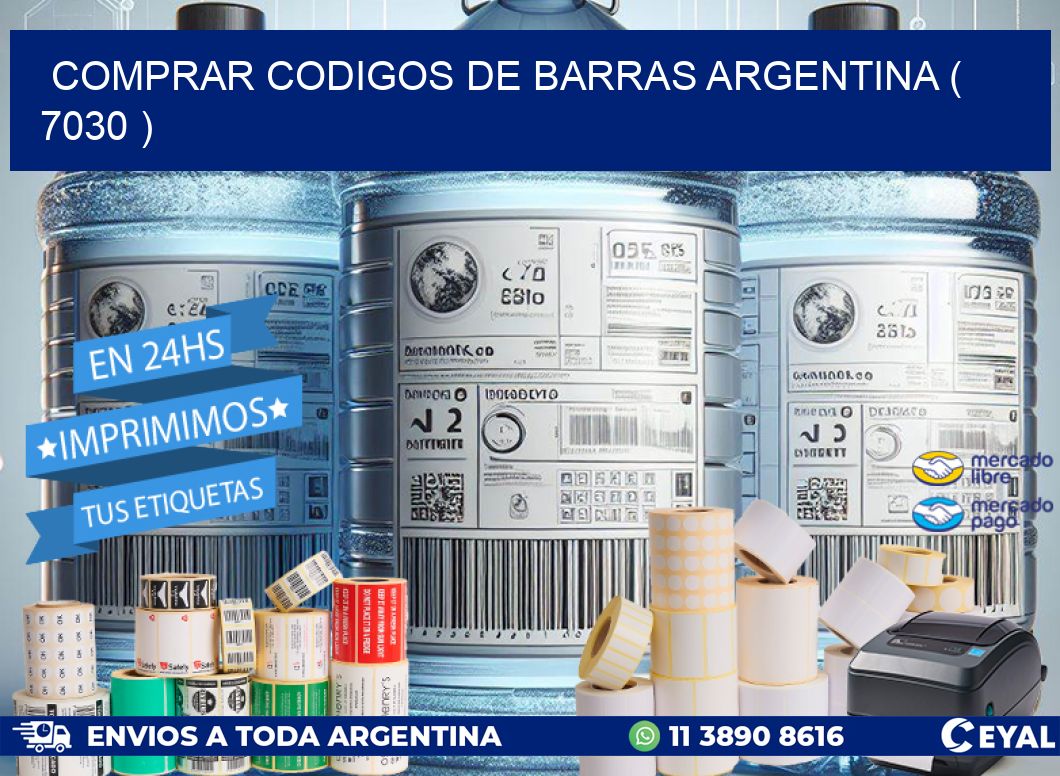 comprar codigos de barras argentina ( 7030 )