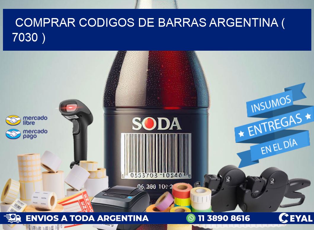 comprar codigos de barras argentina ( 7030 )