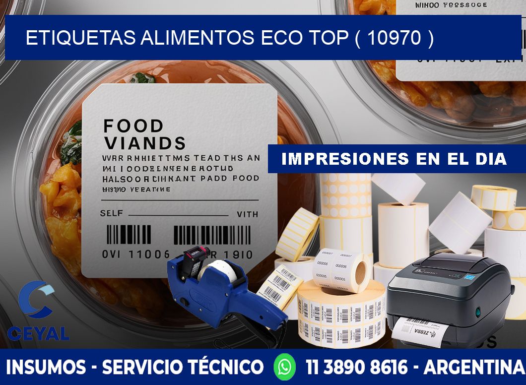 etiquetas alimentos eco top ( 10970 )