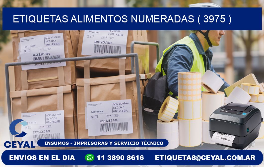 etiquetas alimentos numeradas ( 3975 )