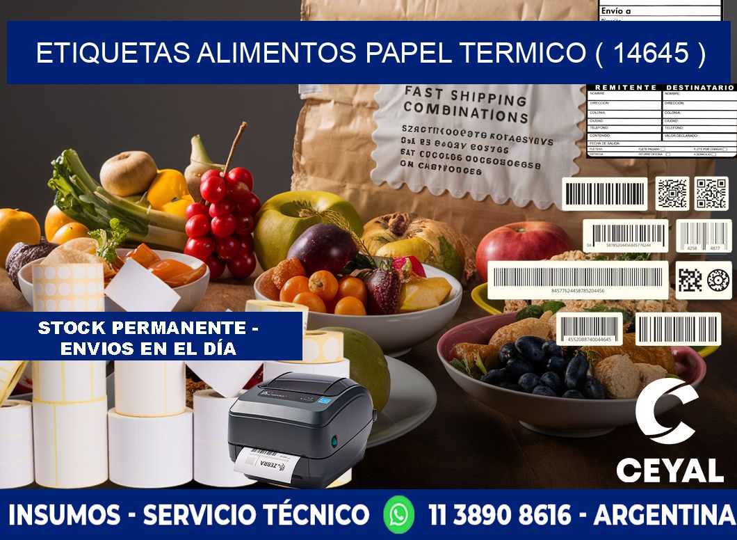 etiquetas alimentos papel termico ( 14645 )