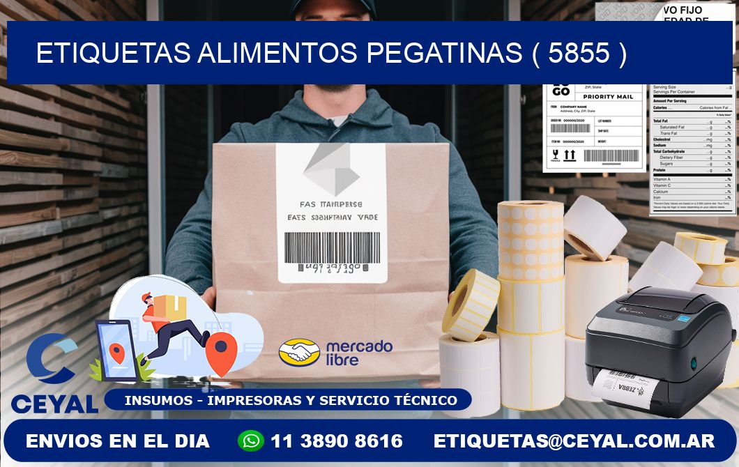 etiquetas alimentos pegatinas ( 5855 )