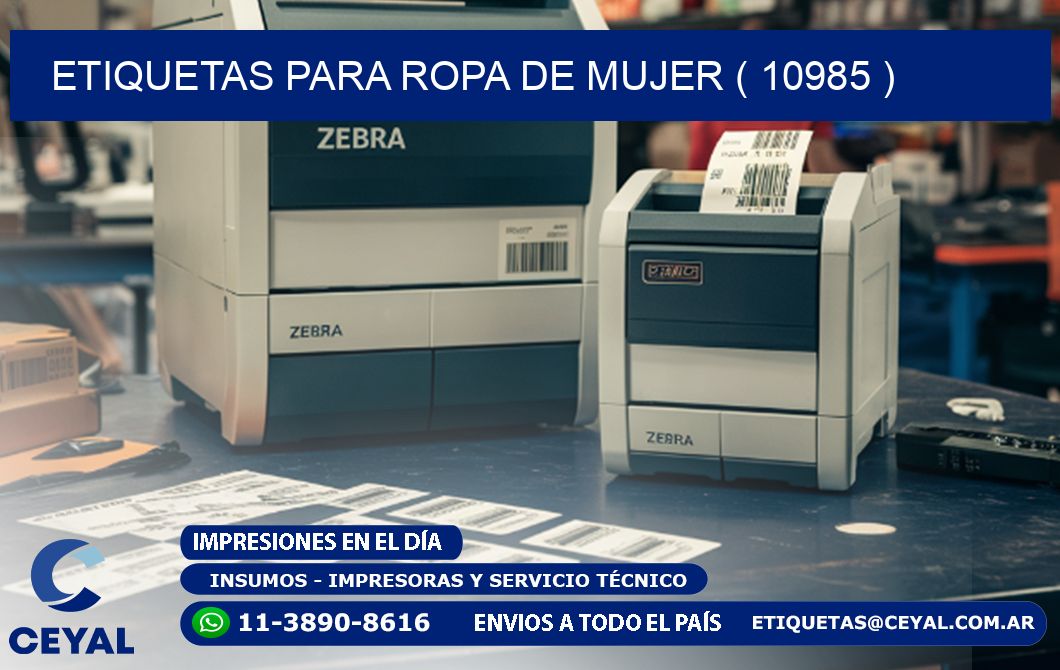 etiquetas para ropa de mujer ( 10985 )