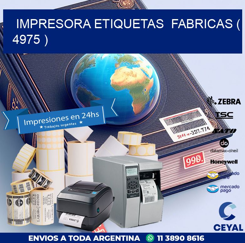 impresora etiquetas  fabricas ( 4975 )