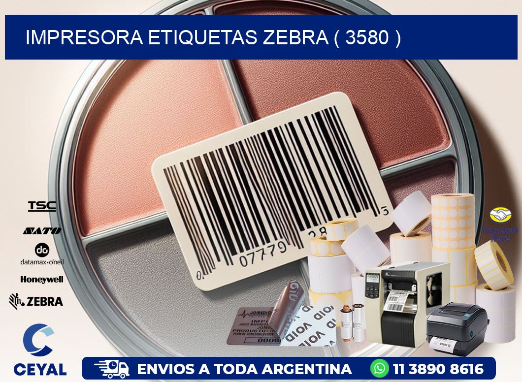 impresora etiquetas zebra ( 3580 )