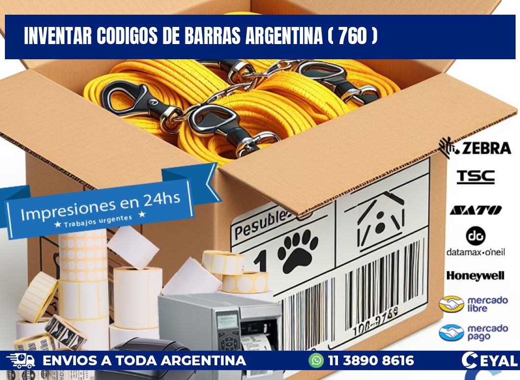 inventar codigos de barras argentina ( 760 )