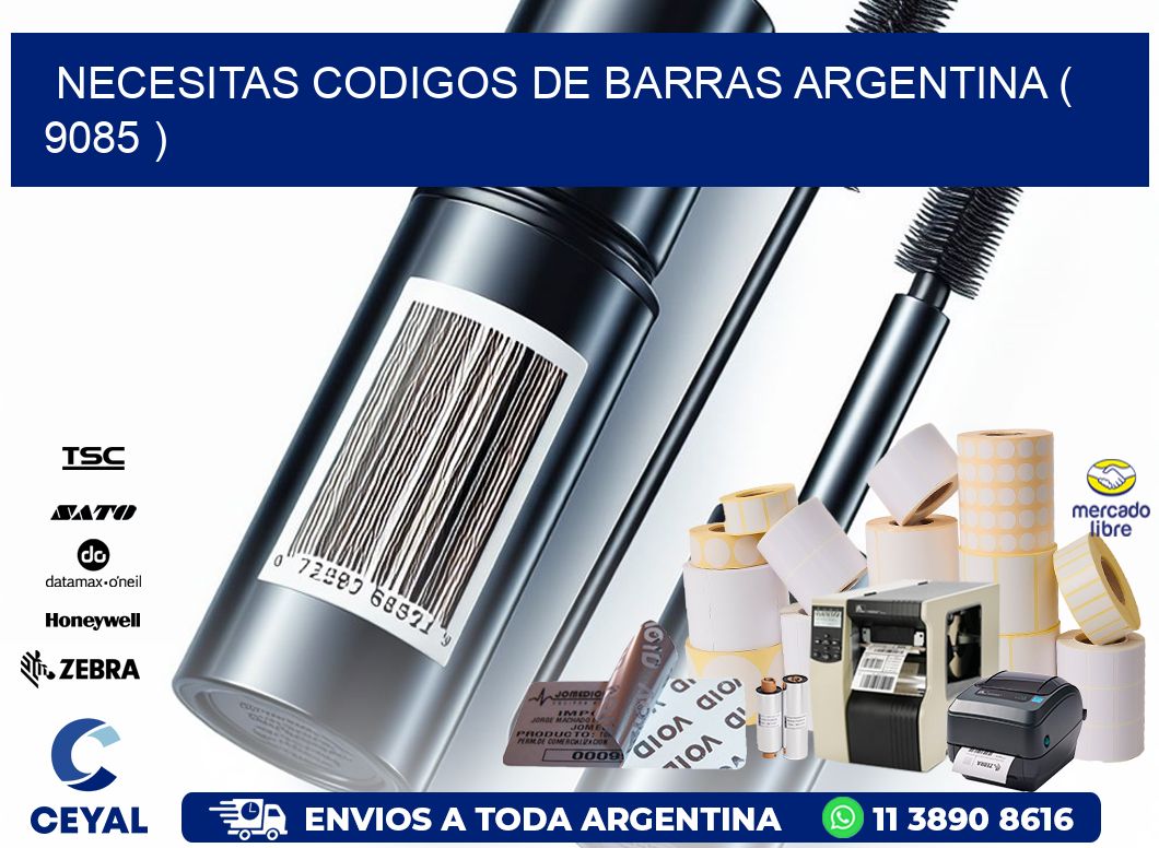 necesitas codigos de barras argentina ( 9085 )