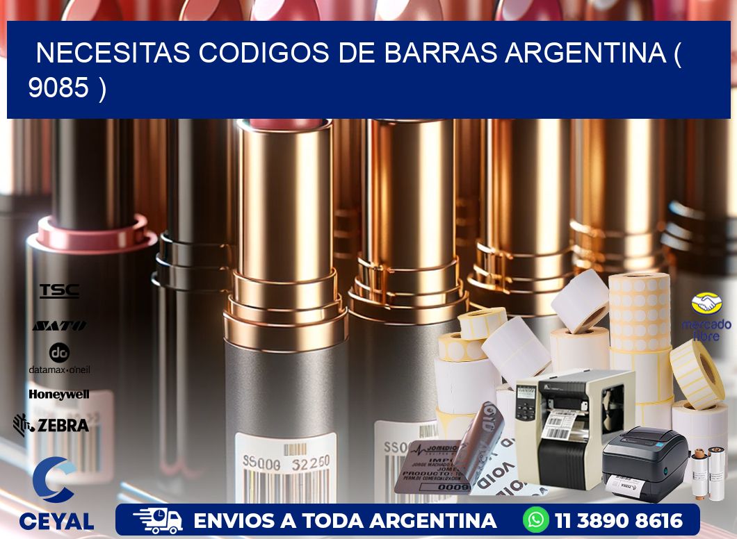 necesitas codigos de barras argentina ( 9085 )