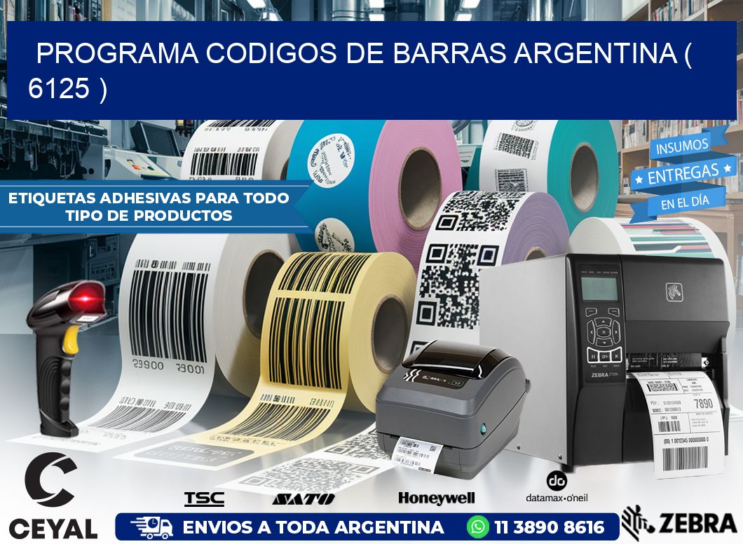programa codigos de barras argentina ( 6125 )