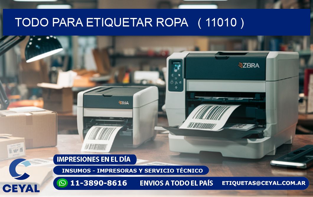 todo para etiquetar ropa   ( 11010 )