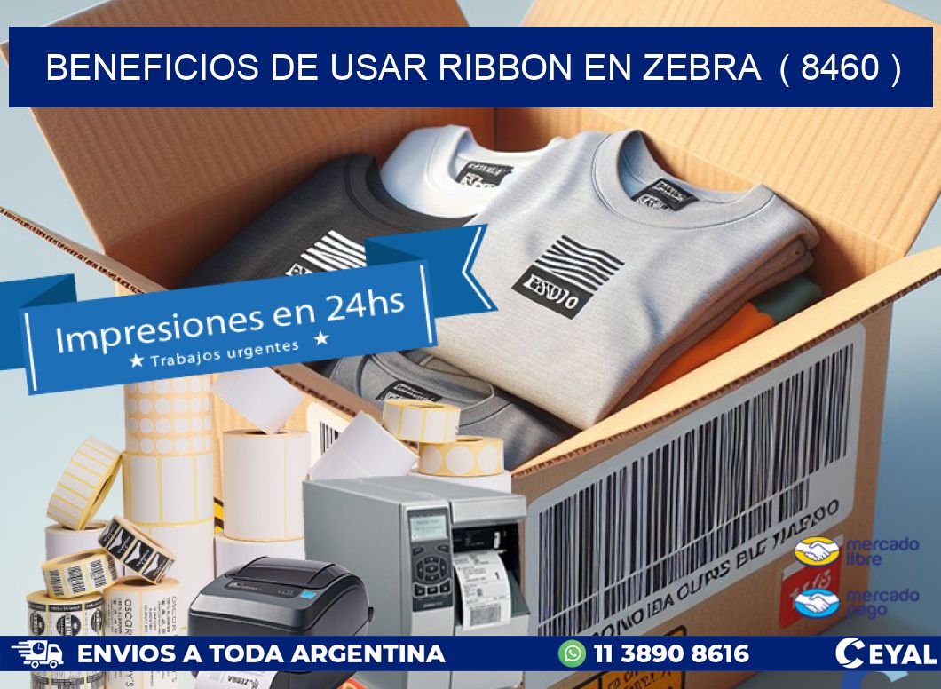 BENEFICIOS DE USAR RIBBON EN ZEBRA  ( 8460 )