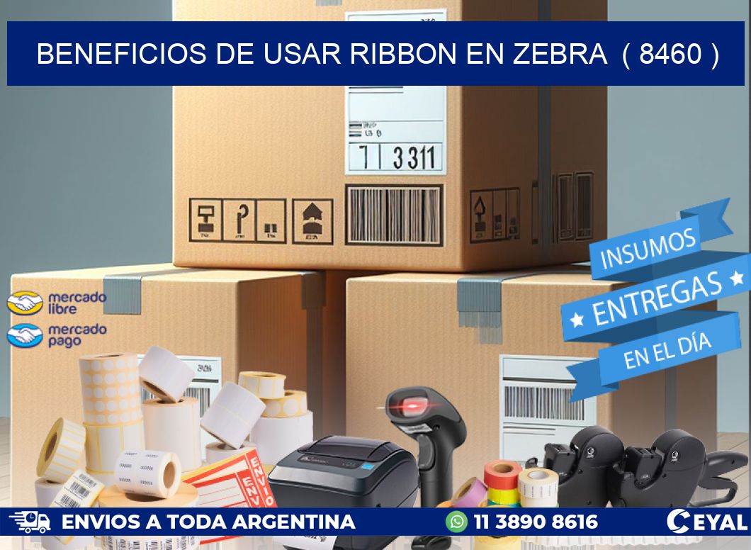 BENEFICIOS DE USAR RIBBON EN ZEBRA  ( 8460 )