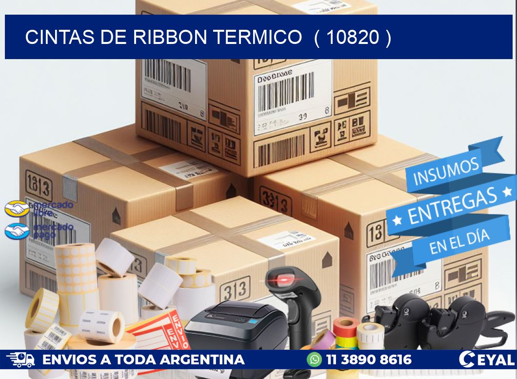 CINTAS DE RIBBON TERMICO ( 10820 )