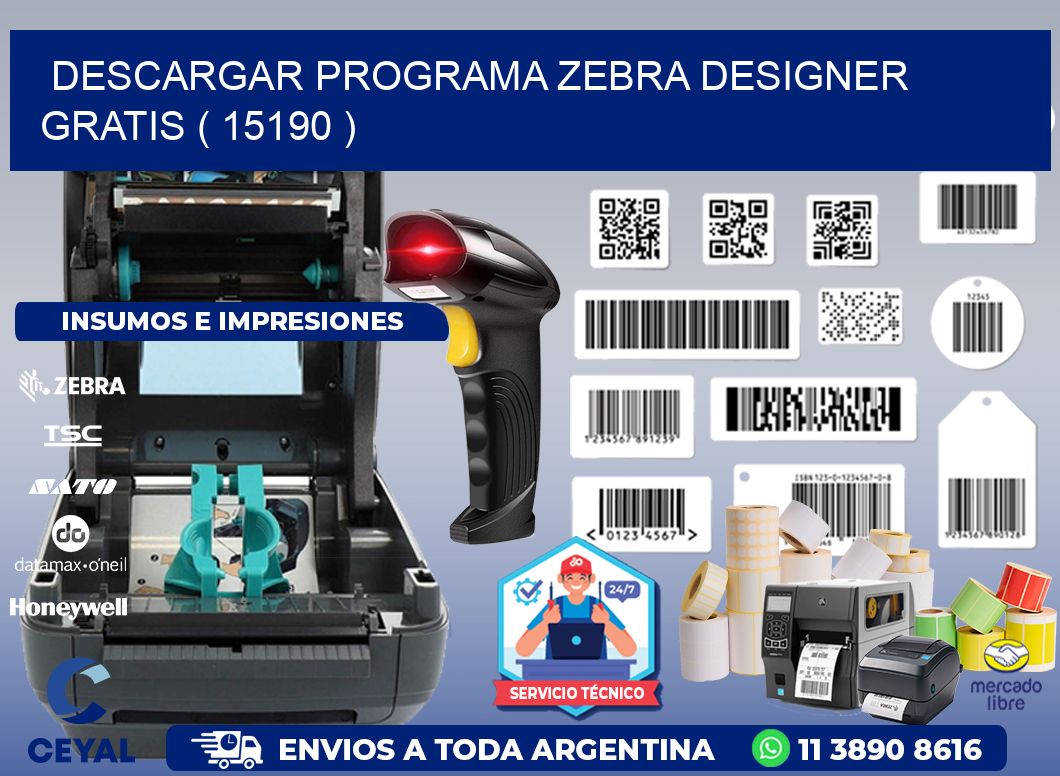 DESCARGAR PROGRAMA ZEBRA DESIGNER GRATIS ( 15190 )