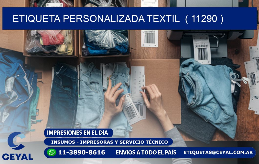 ETIQUETA PERSONALIZADA TEXTIL  ( 11290 )