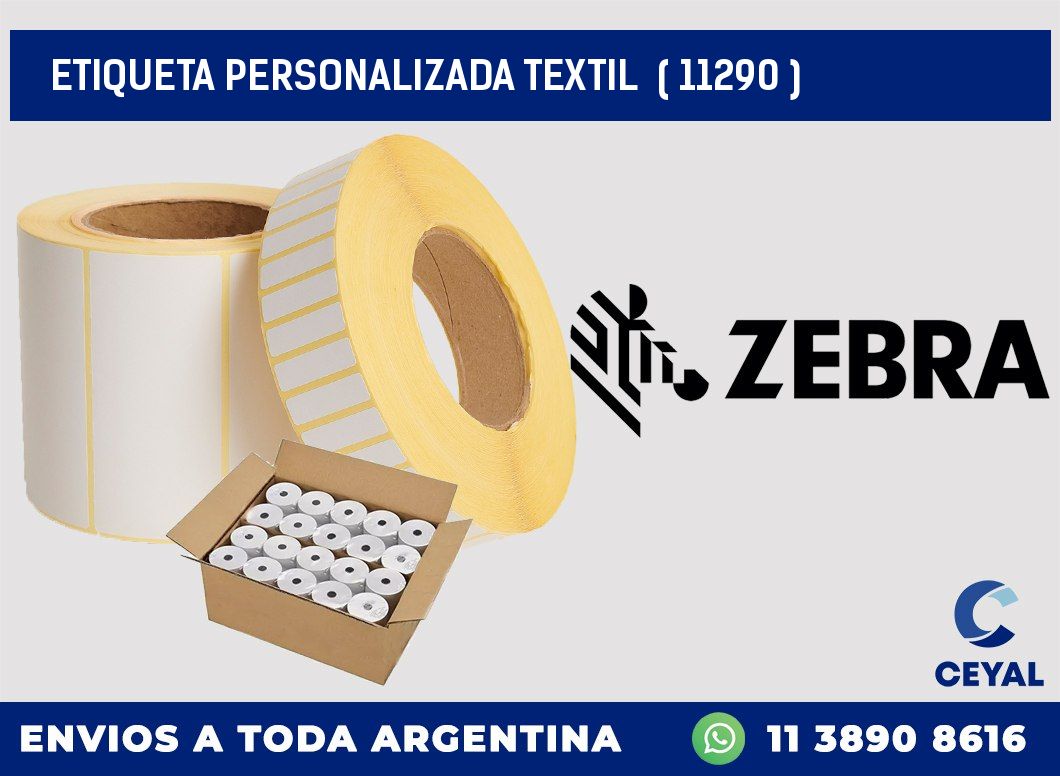 ETIQUETA PERSONALIZADA TEXTIL  ( 11290 )