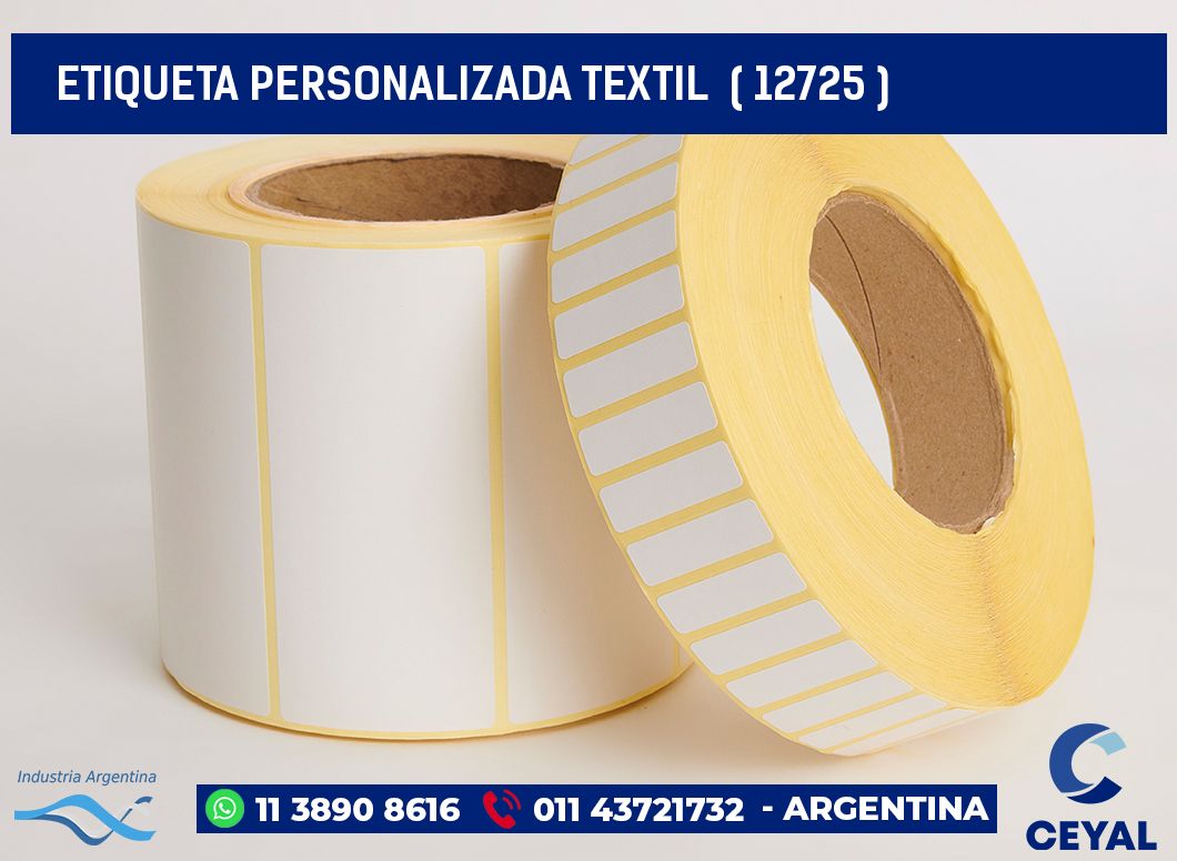 ETIQUETA PERSONALIZADA TEXTIL  ( 12725 )