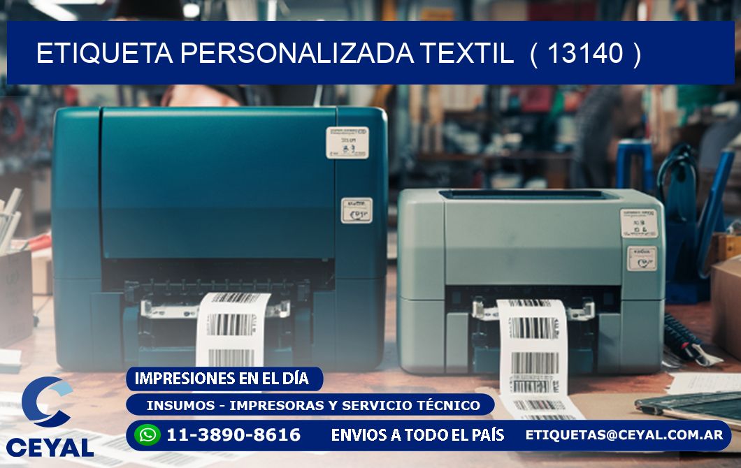 ETIQUETA PERSONALIZADA TEXTIL  ( 13140 )