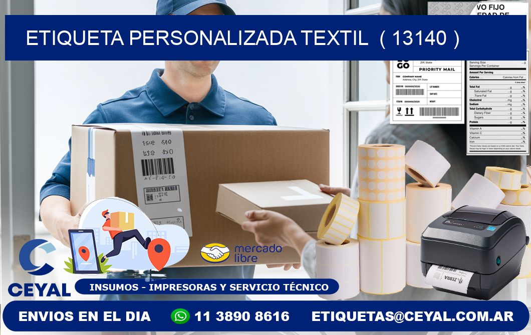 ETIQUETA PERSONALIZADA TEXTIL  ( 13140 )