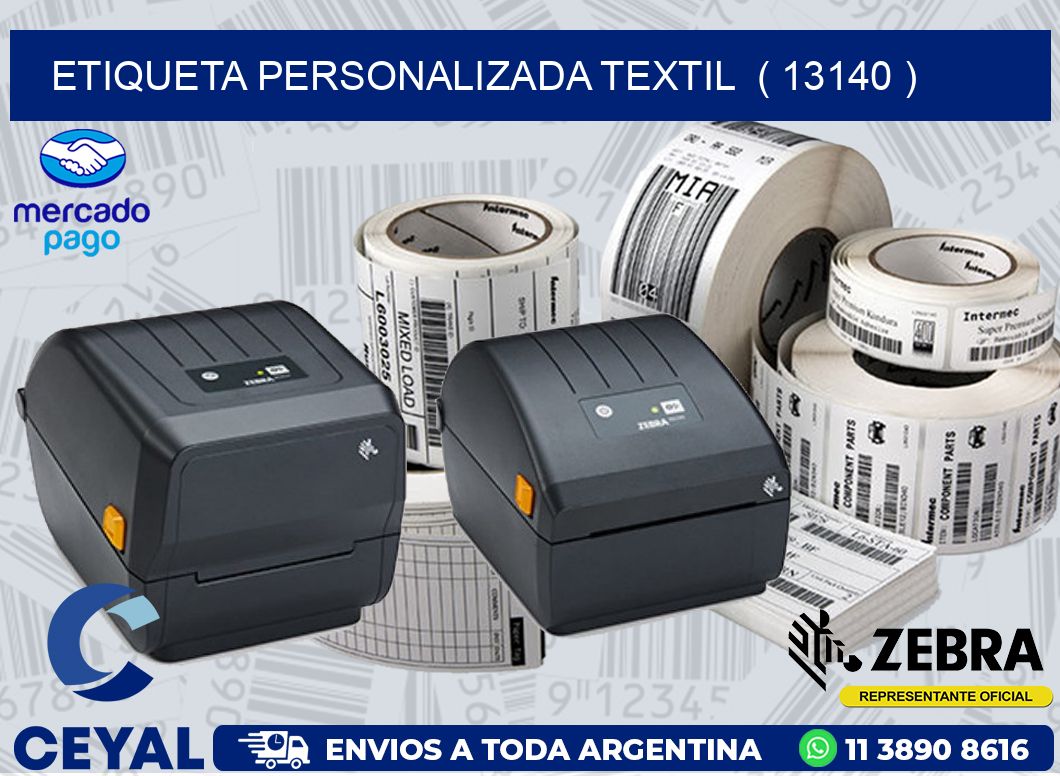 ETIQUETA PERSONALIZADA TEXTIL  ( 13140 )