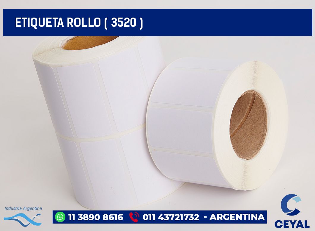 ETIQUETA ROLLO ( 3520 )