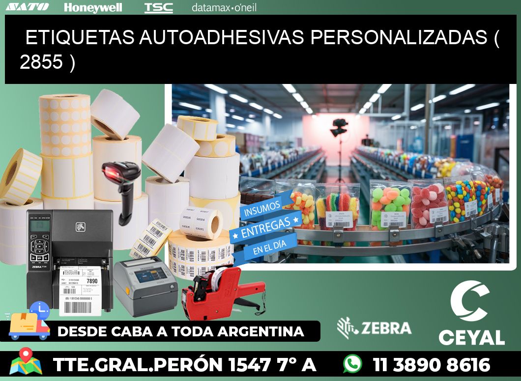 ETIQUETAS AUTOADHESIVAS PERSONALIZADAS ( 2855 )