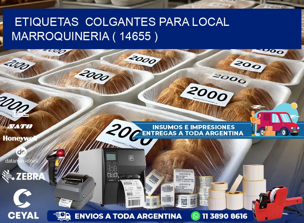 ETIQUETAS  COLGANTES PARA LOCAL MARROQUINERIA ( 14655 )