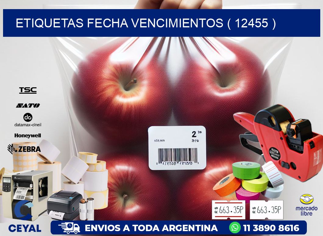 ETIQUETAS FECHA VENCIMIENTOS ( 12455 )