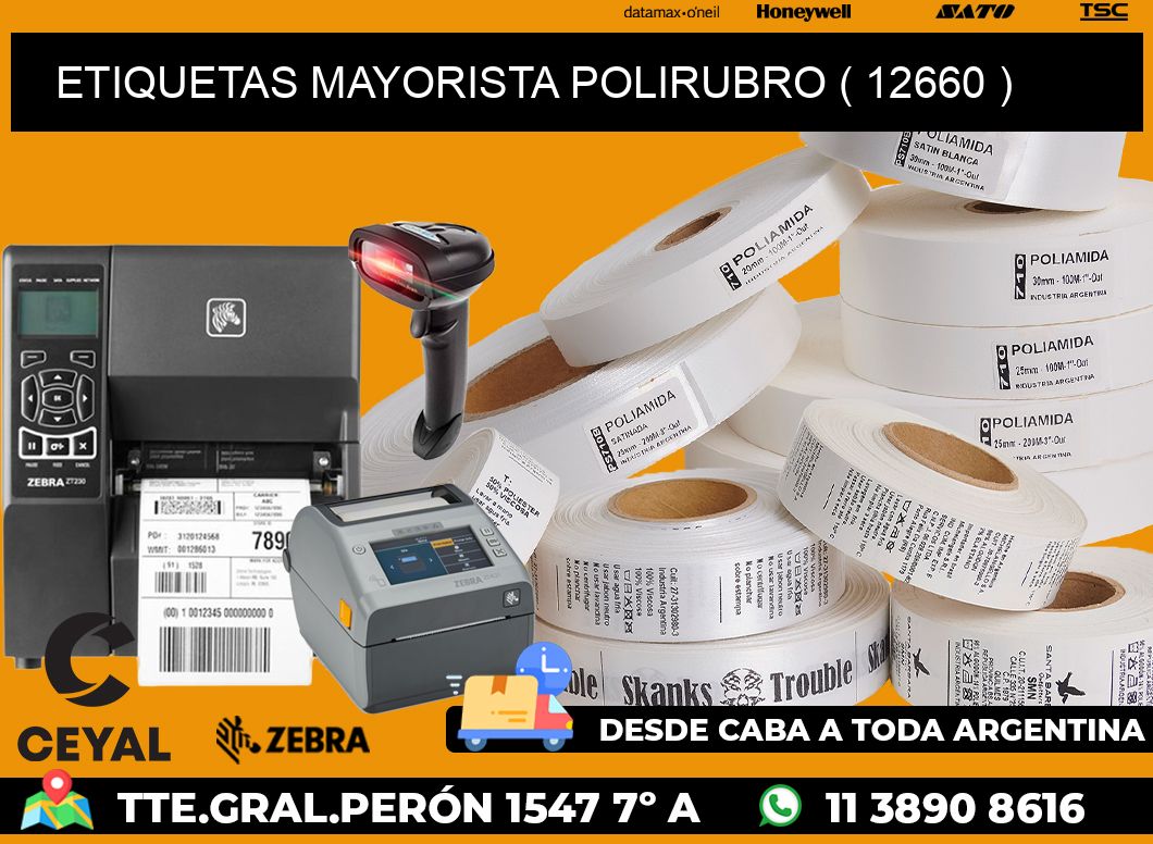 ETIQUETAS MAYORISTA POLIRUBRO ( 12660 )