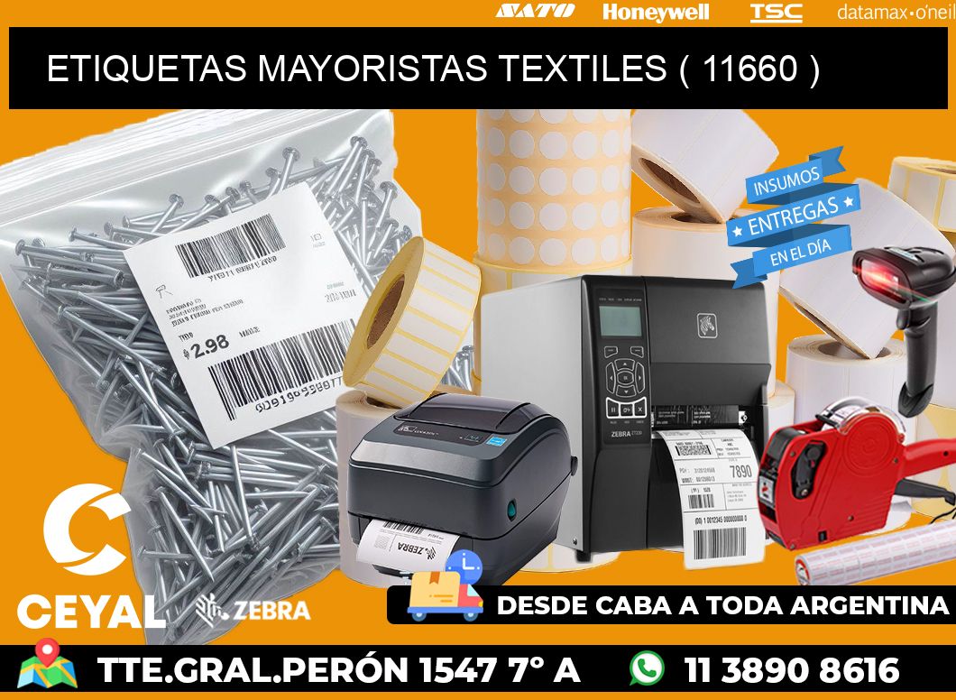 ETIQUETAS MAYORISTAS TEXTILES ( 11660 )
