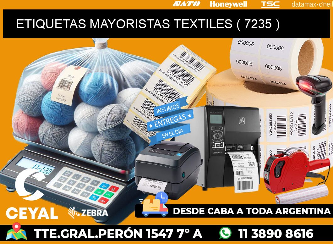 ETIQUETAS MAYORISTAS TEXTILES ( 7235 )