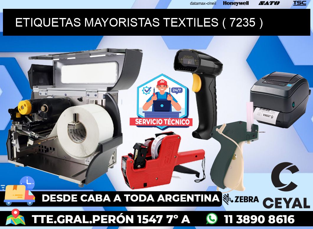 ETIQUETAS MAYORISTAS TEXTILES ( 7235 )