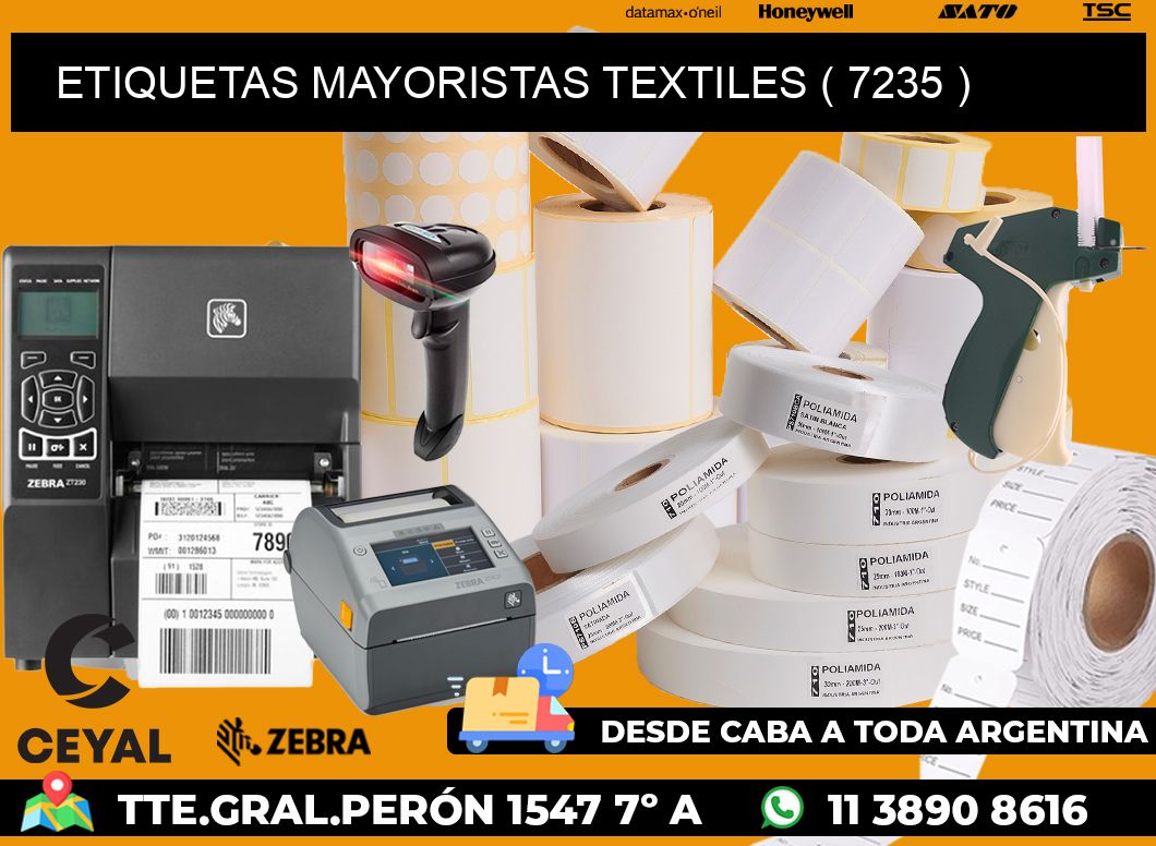 ETIQUETAS MAYORISTAS TEXTILES ( 7235 )