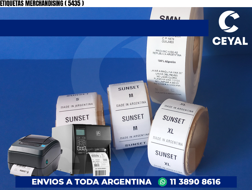 ETIQUETAS MERCHANDISING ( 5435 )