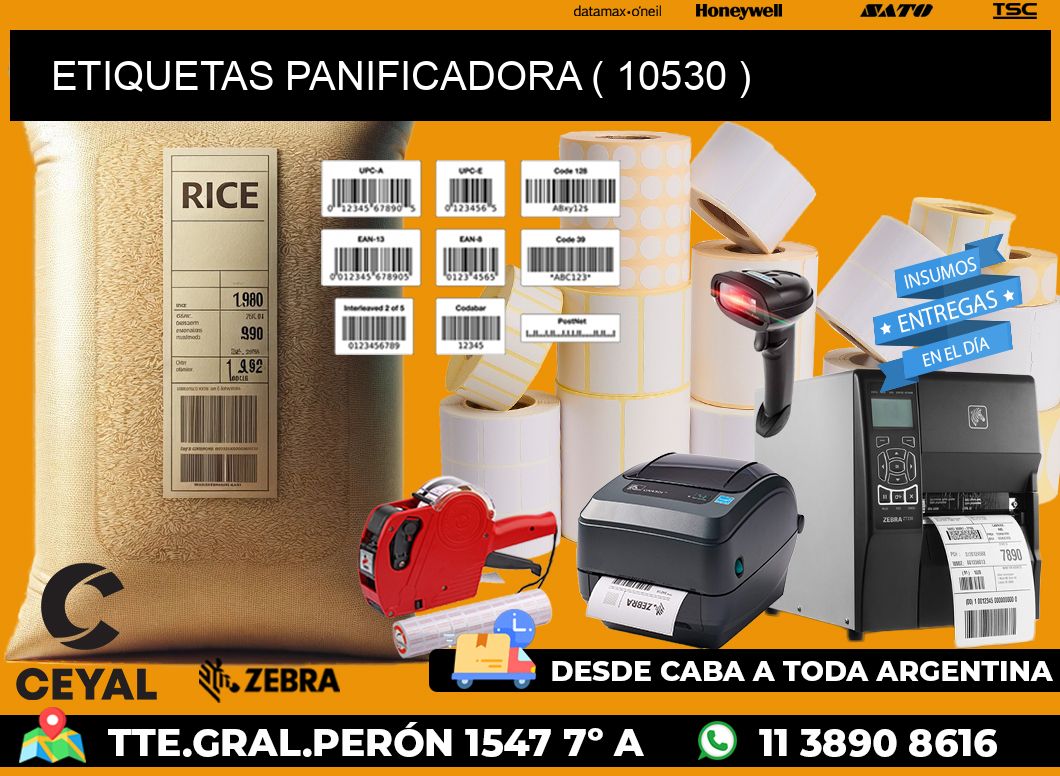 ETIQUETAS PANIFICADORA ( 10530 )