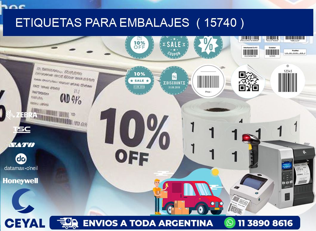 ETIQUETAS PARA EMBALAJES  ( 15740 )