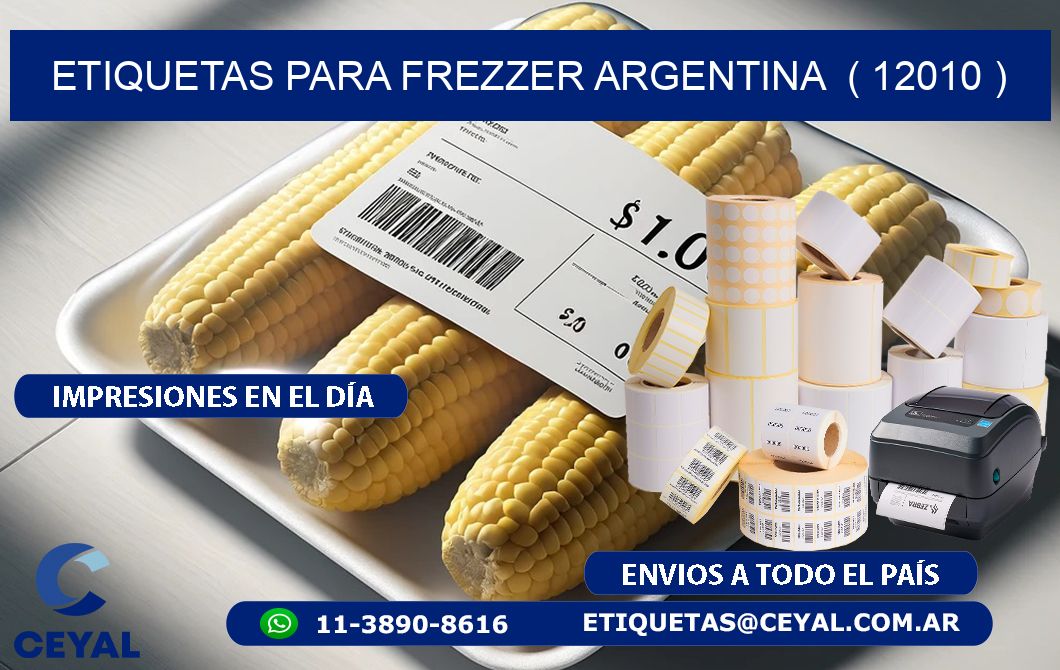 ETIQUETAS PARA FREZZER ARGENTINA  ( 12010 )
