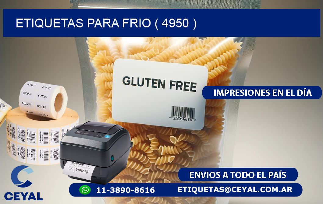 ETIQUETAS PARA FRIO ( 4950 )