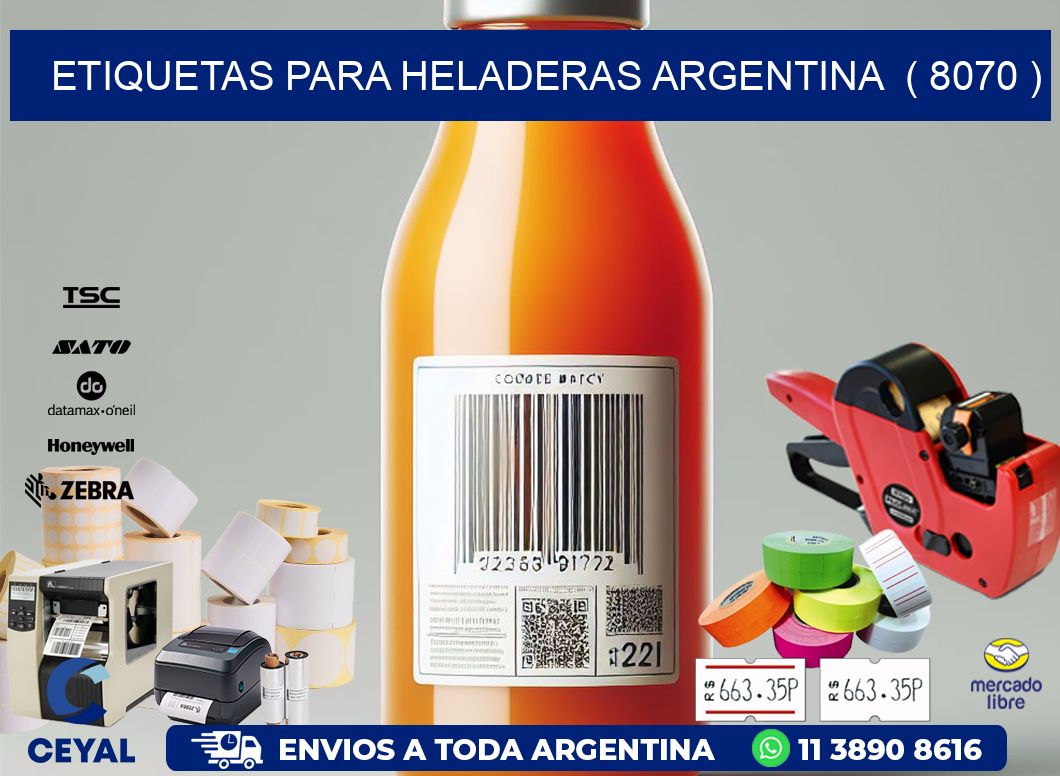 ETIQUETAS PARA HELADERAS ARGENTINA  ( 8070 )
