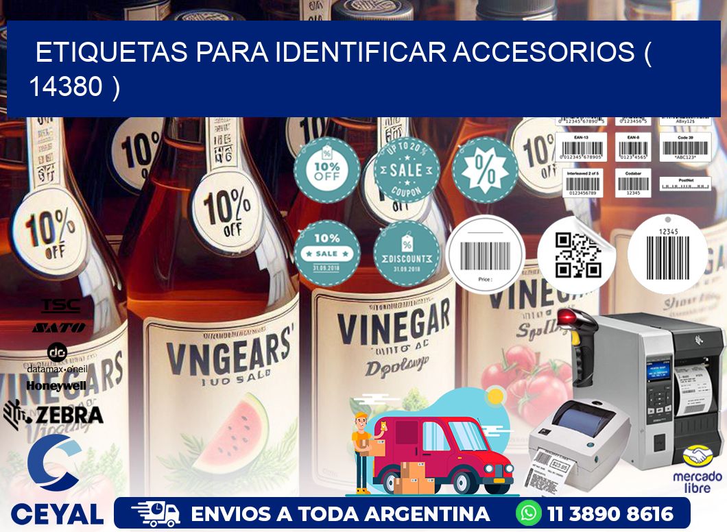 ETIQUETAS PARA IDENTIFICAR ACCESORIOS ( 14380 )