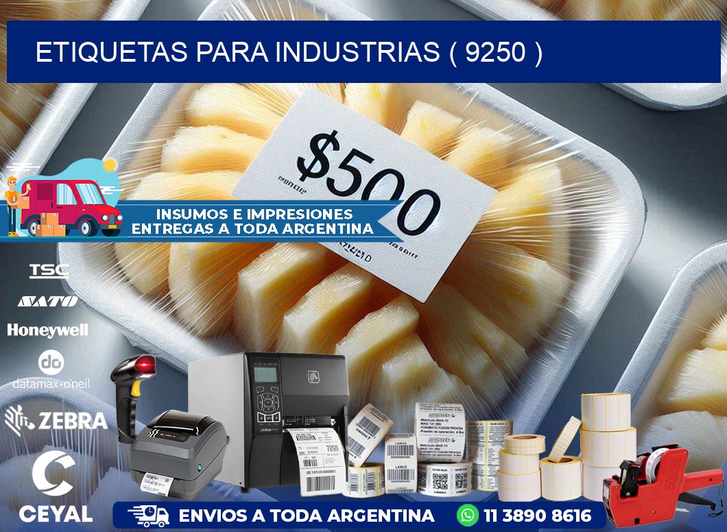 ETIQUETAS PARA INDUSTRIAS ( 9250 )