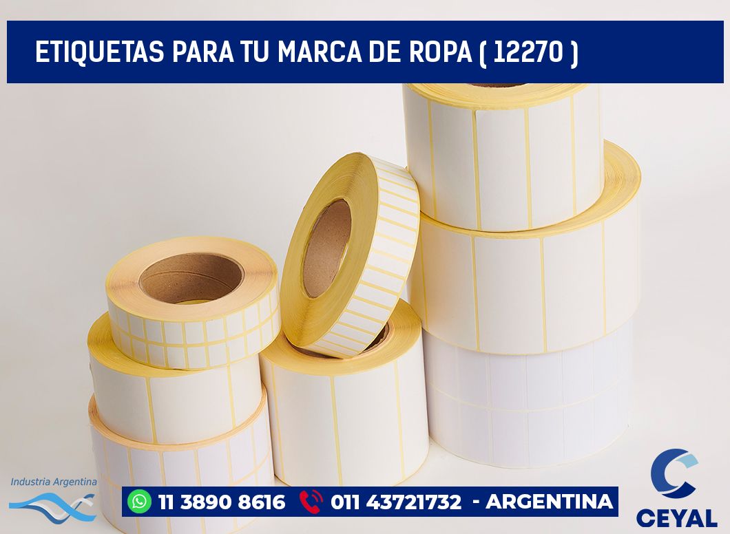 ETIQUETAS PARA TU MARCA DE ROPA ( 12270 )