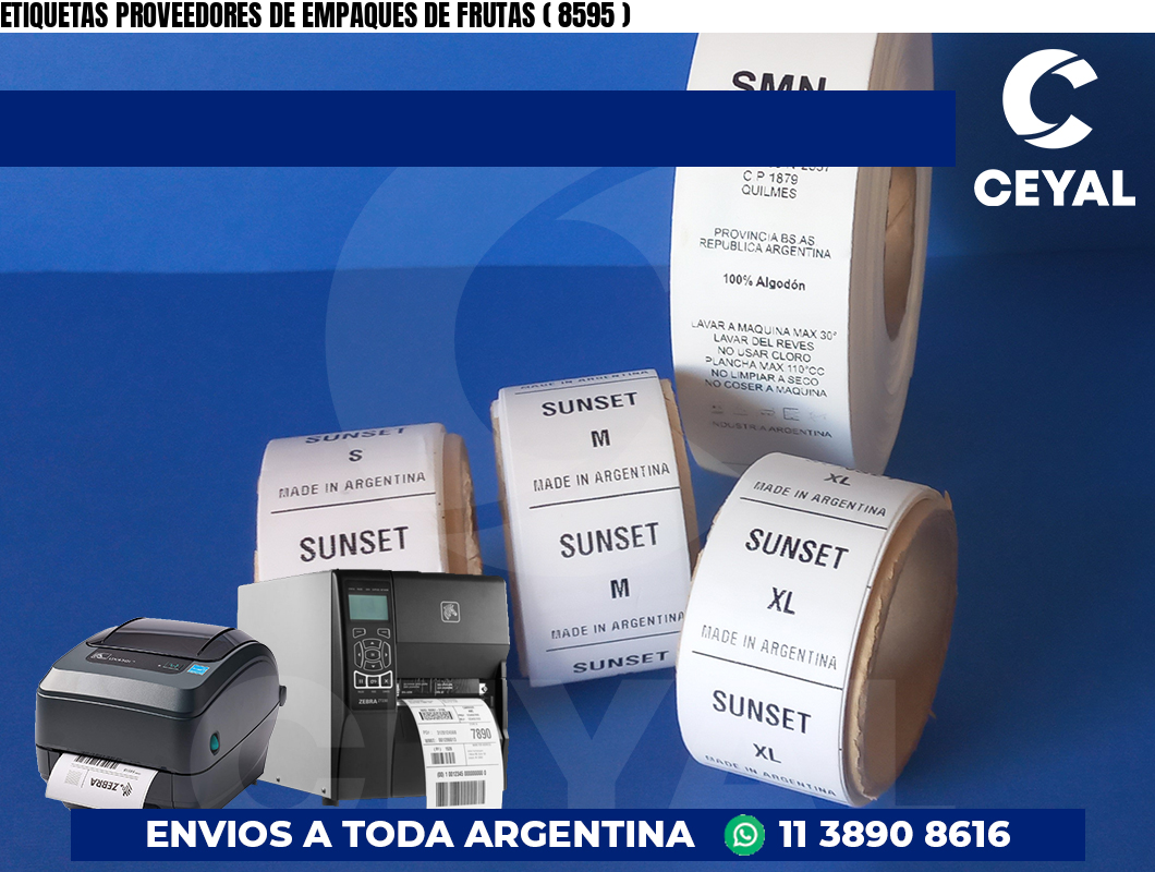 ETIQUETAS PROVEEDORES DE EMPAQUES DE FRUTAS ( 8595 )
