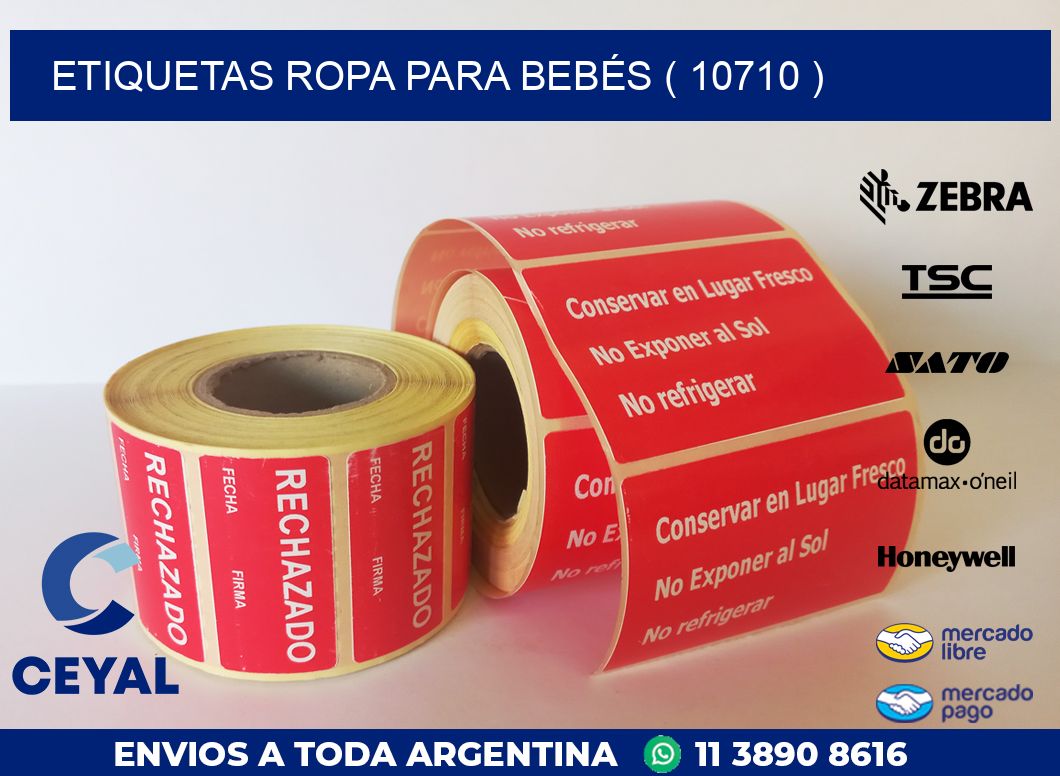 ETIQUETAS ROPA PARA BEBÉS ( 10710 )