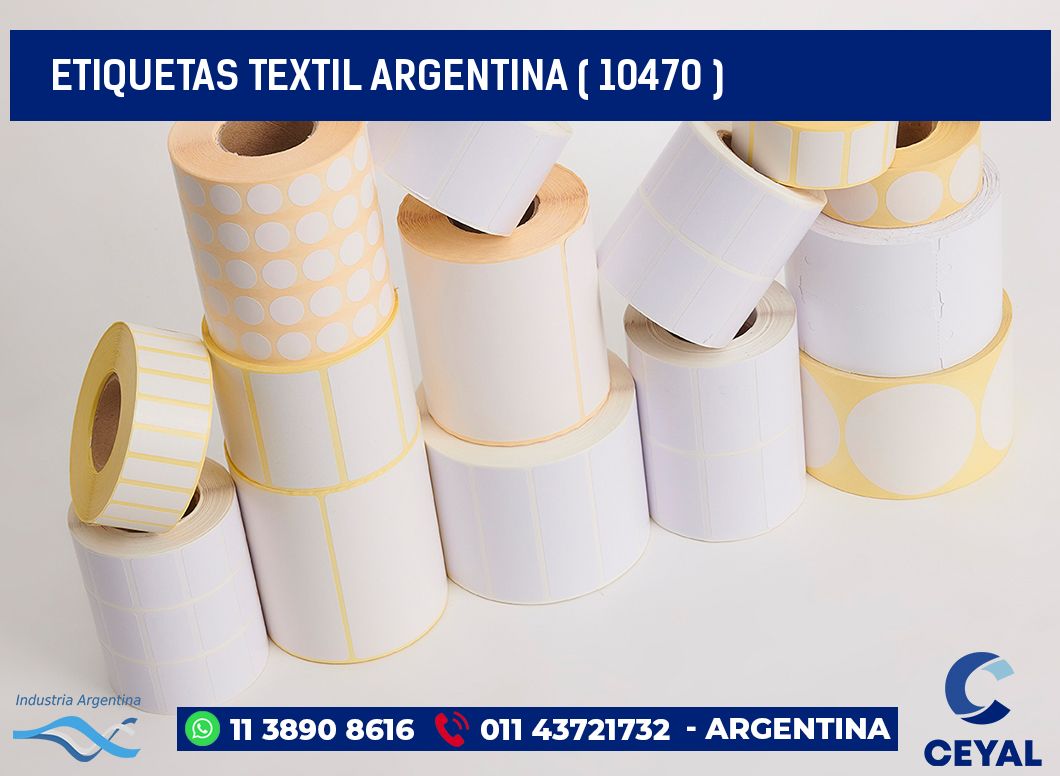 ETIQUETAS TEXTIL ARGENTINA ( 10470 )