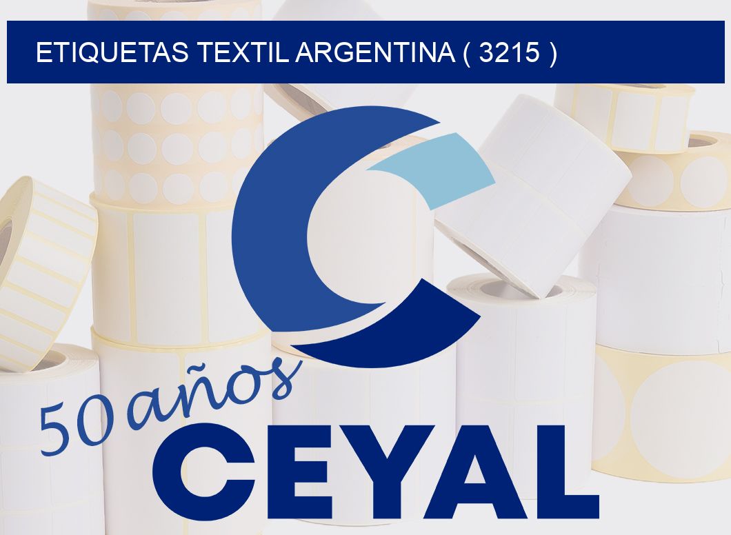 ETIQUETAS TEXTIL ARGENTINA ( 3215 )
