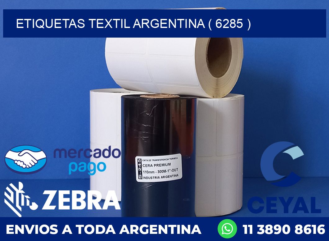 ETIQUETAS TEXTIL ARGENTINA ( 6285 )