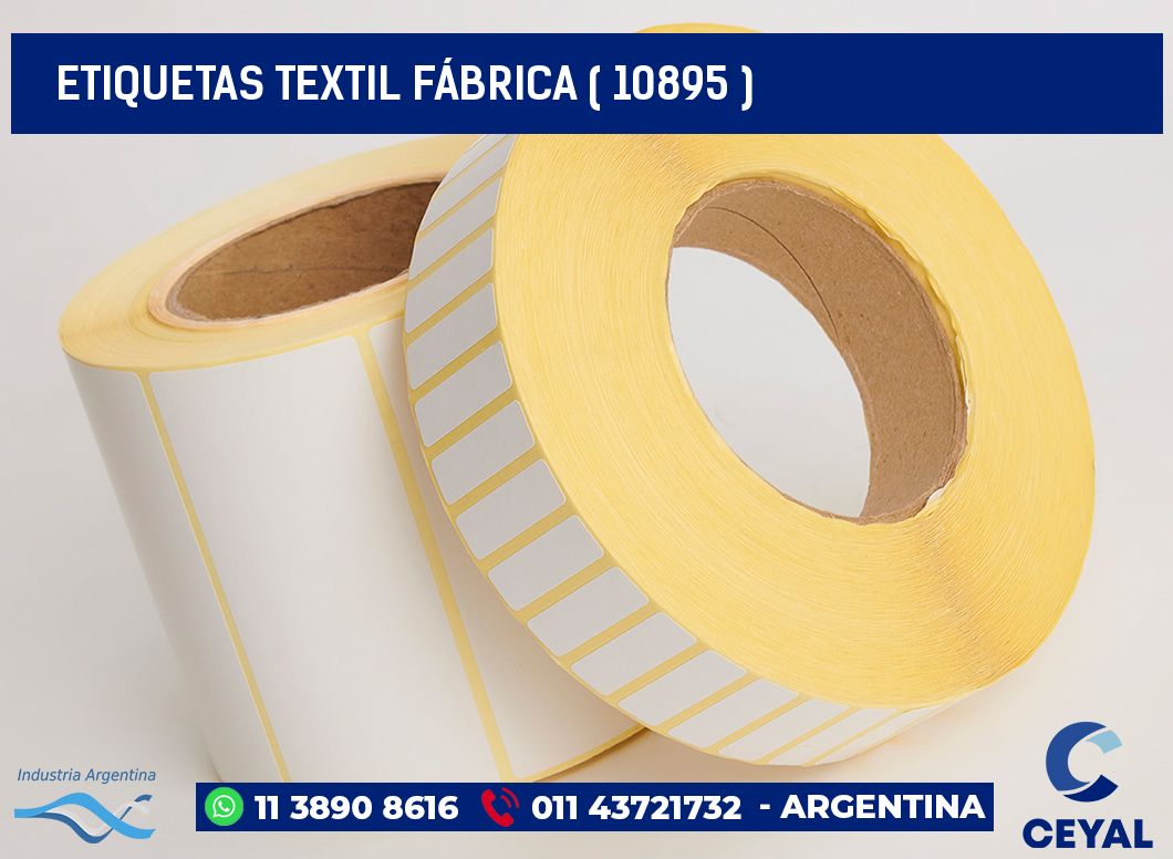ETIQUETAS TEXTIL FÁBRICA ( 10895 )